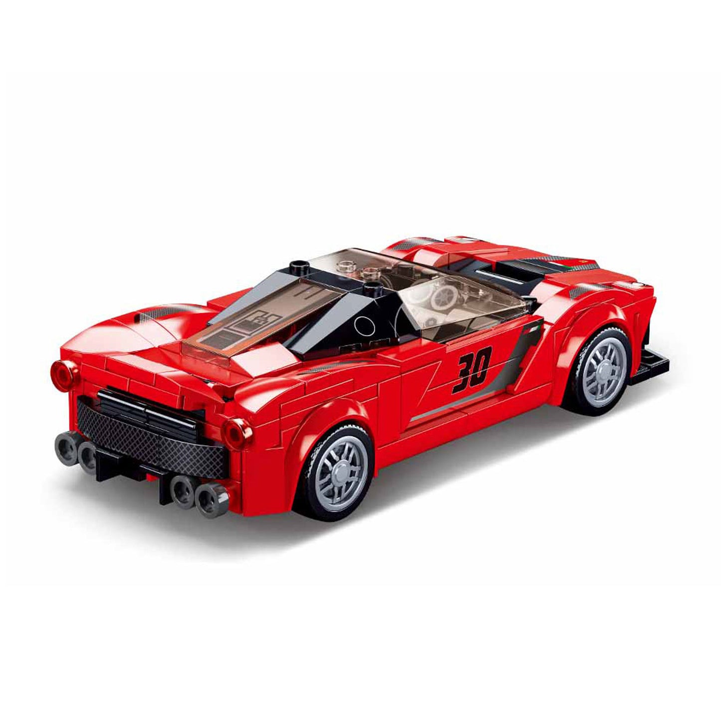 Supercar italienne de Sluban rouge