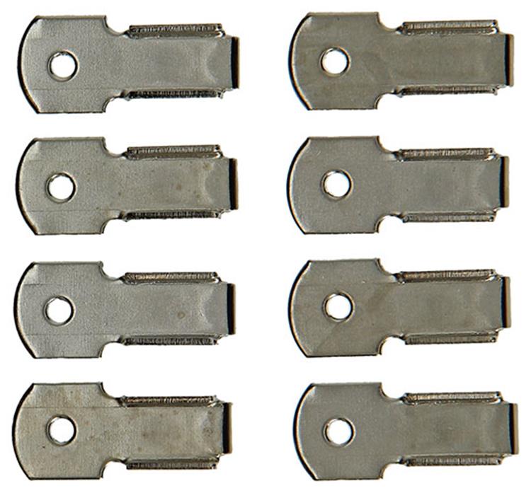 Mack 1015866 - 8 supports de cadre nickelés | 5 pièces