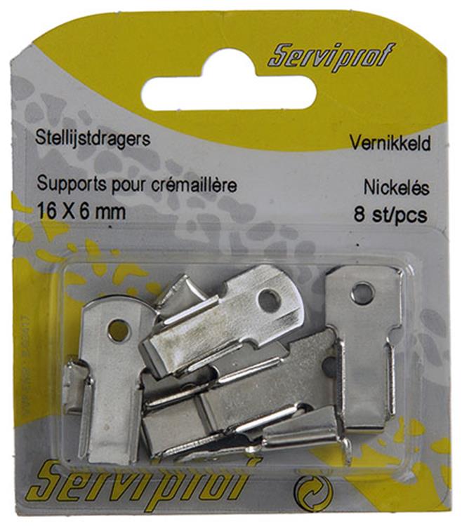 Mack 1015866 - 8 supports de cadre nickelés | 5 pièces