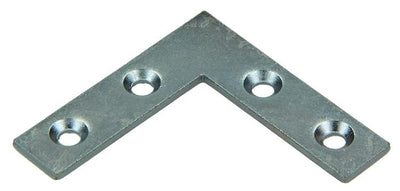 Mack 1013301 - 8 carrés plats galvanisés 40x40x10x2mm | 10 pièces