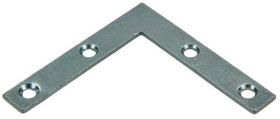 Mack 1013303 - 8 carrés plats galvanisés 60x60x10x2mm | 10 pièces