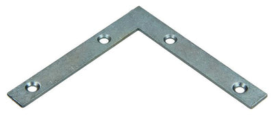 Mack 1013304 - 8 carrés plats galvanisés 75x75x10x2mm | 10 pièces