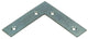 Mack 1013586 - 8 carrés plats galvanisés 75x75x18x2mm | 10 pièces
