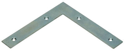 Mack 1013306 - 8 carrés plats galvanisés 125x125x20x2mm | 10 pièces