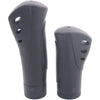 Les poignées Ergo Venti bord - 22 mm - caoutchouc - 125 + 92 mm - 119g - noir