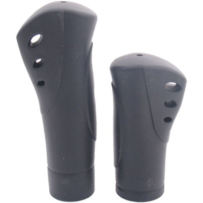 Les poignées Ergo Venti bord - 22 mm - caoutchouc - 125 + 92 mm - 119g - noir