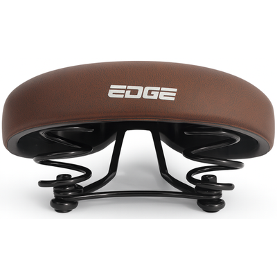 Edge Fietszadel City Retro Dark Brown (emballage d'atelier)