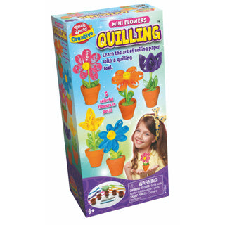 Fleurs quilantes en papier