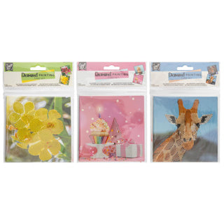 Ensemble de cartes de peinture en diamant 13x13 cm 2 pièces 3 Assorti