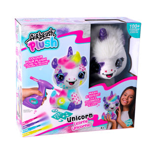 Aérographe en peluche licorne