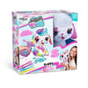 Chiot en peluche aérographe