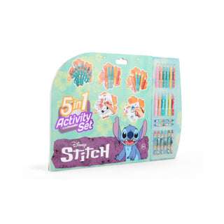 Stitch 5 en 1 ensemble d'activités de livre de coloriage