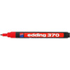 Edding 370 marqueur, épaisseur de ligne 1 mm, rouge, 1 pièce