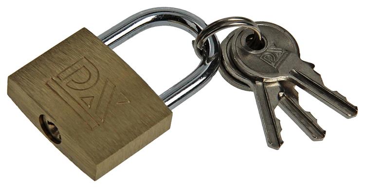 Mack 1014072 - cadenas avec cylindre en laiton 25 mm | 10 pièces