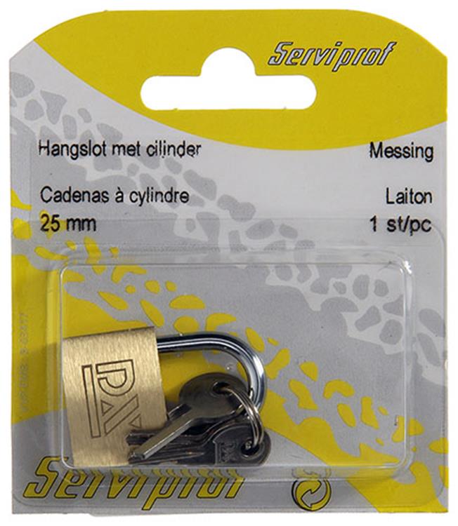 Mack 1014072 - cadenas avec cylindre en laiton 25 mm | 10 pièces
