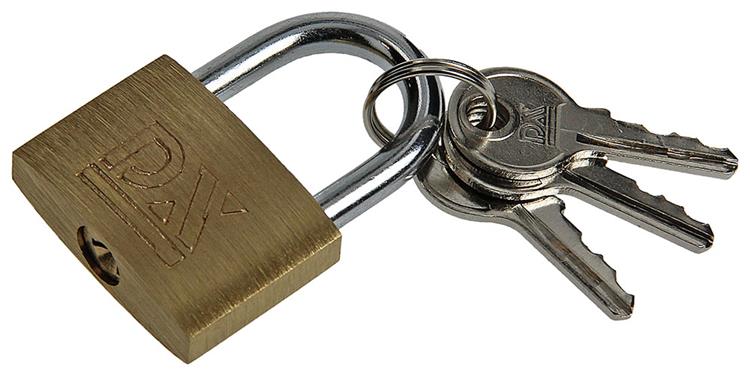 Mack 1014073 - cadenas avec cylindre en laiton 30 mm | 10 pièces