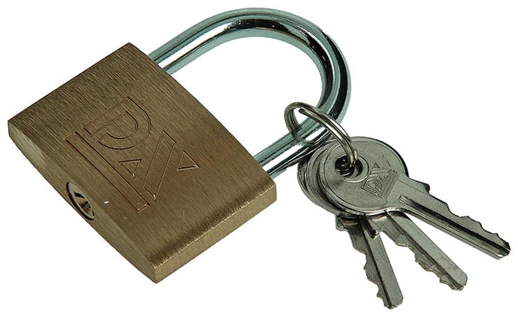 Mack 1014074 - cadenas avec cylindre en laiton 40 mm | 10 pièces