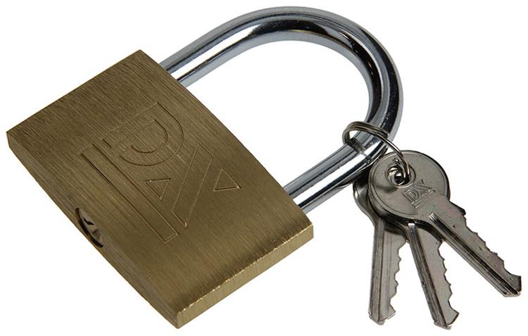 Mack 1014076 - cadenas avec cylindre en laiton 60 mm | 10 pièces