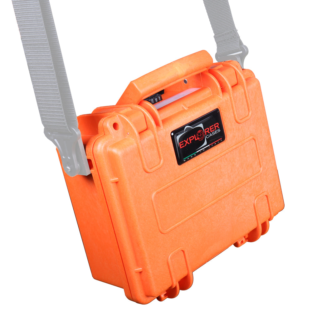 Études d'explorateur 2209 Suitcase Orange avec mousse de touffe