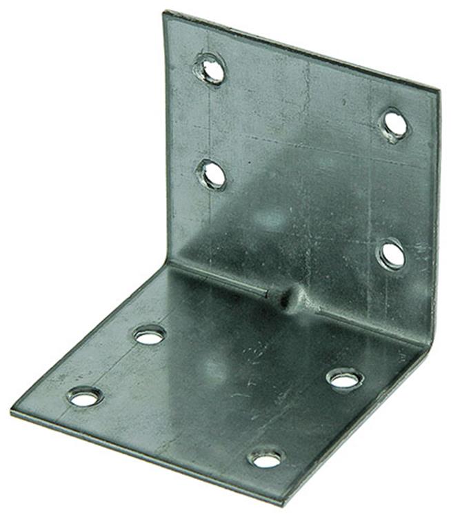 1003138 - ancrage d'angle plaqué 60x60x60x2mm | 100 pièces