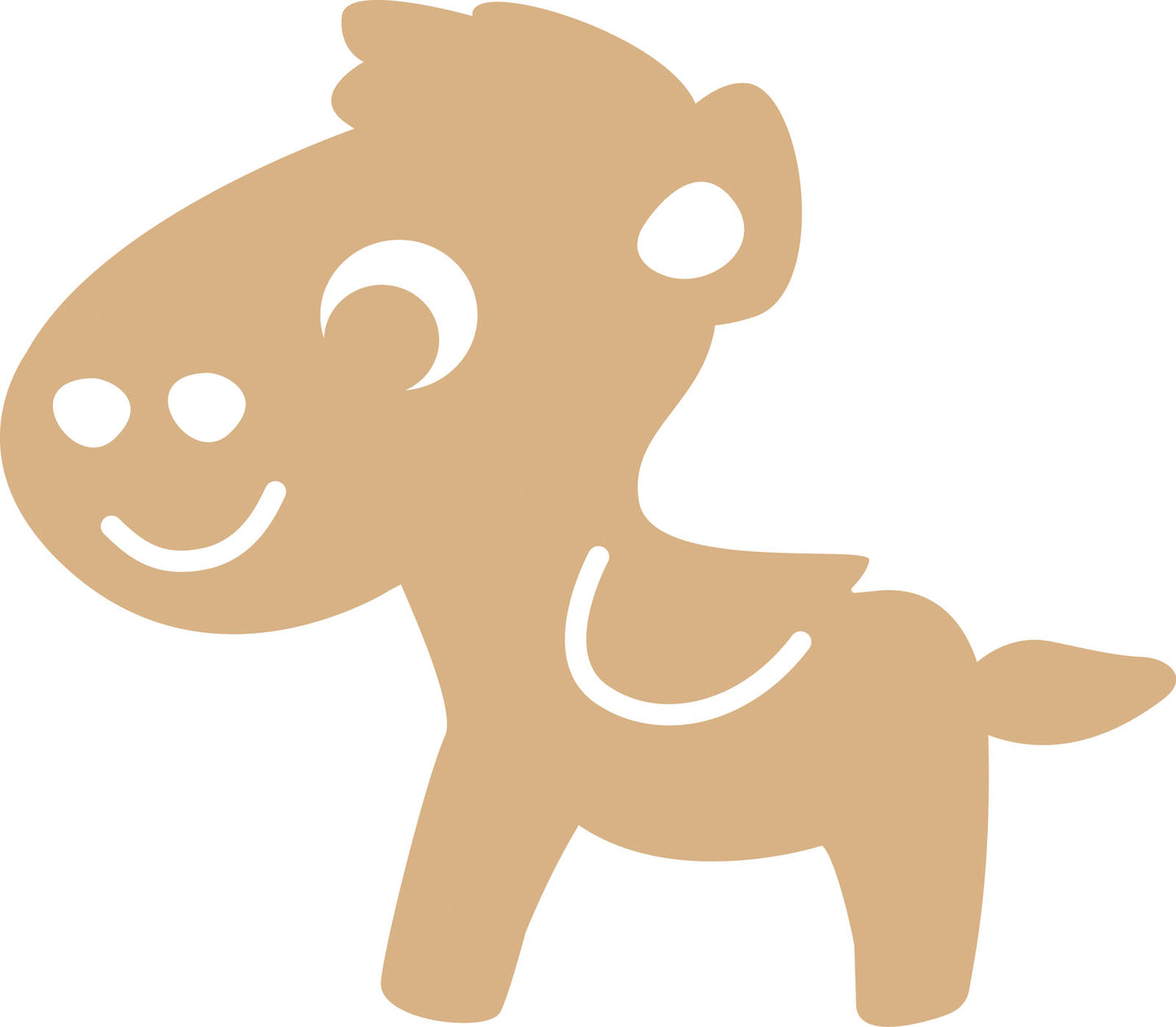Vaessen creative • animal fantastique mdf 24,2x20,5cm