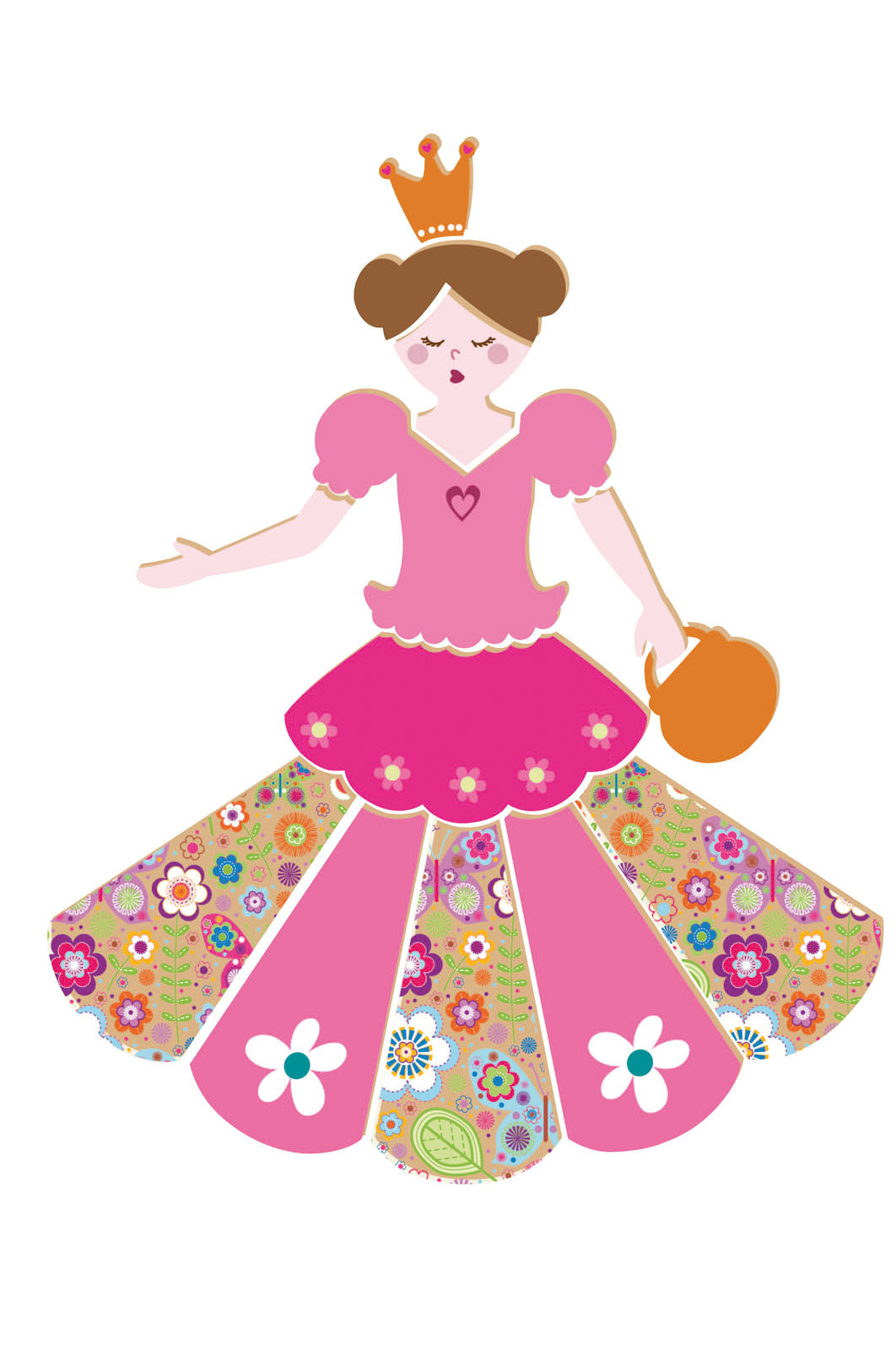 Vaessen creative • mdf xxl princesse 4mm