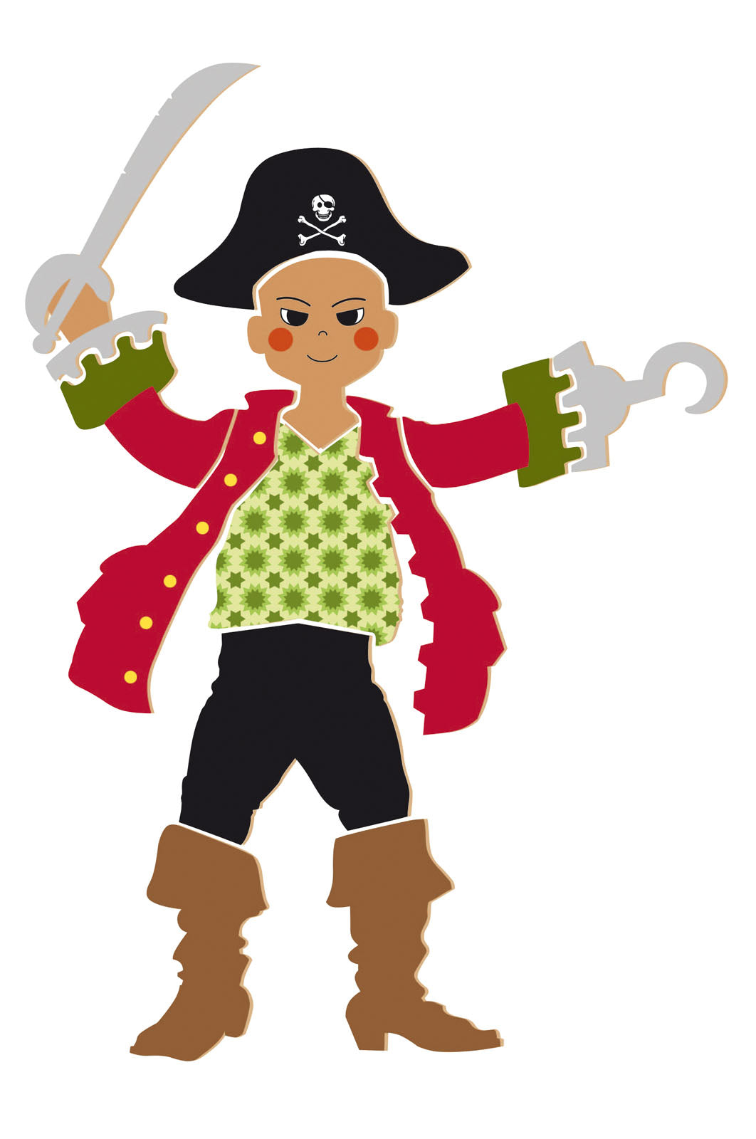 Vaessen creative • mdf xxl pirate 4mm