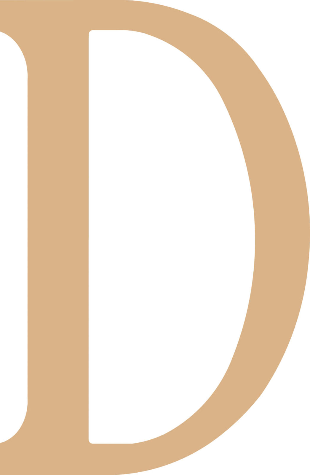 Vaessen creative • mdf lettre d 21,8cm