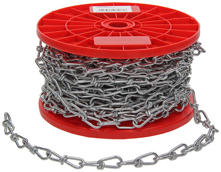 1013665 - chaîne victor galvanisée din5686ø 3,1mm l 41mm 20m wwl 75 kg | 20 pièces