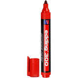 Edding 300 marqueur, épaisseur de ligne 1,5 à 3 mm, rouge, 1 pièce - afbeelding 1