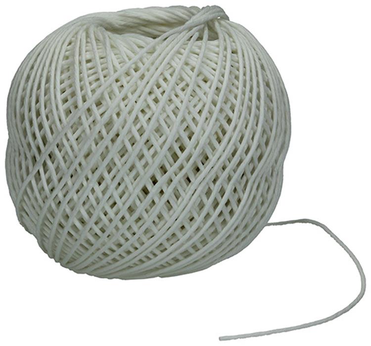 Mack 1014173 - ficelle de cuisine lin blanchi 1mm environ 65m | 5 pièces