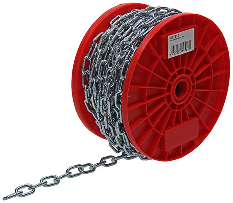 1014180 - maillon de chaîne court din5685-2ø 4mm l 19mm 20m wwl 80 kg | 20 pièces