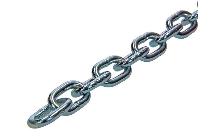 1014182 - maillon de chaîne court din5685-2ø 6mm l 24mm 10m wwl 160 kg | 10 pièces