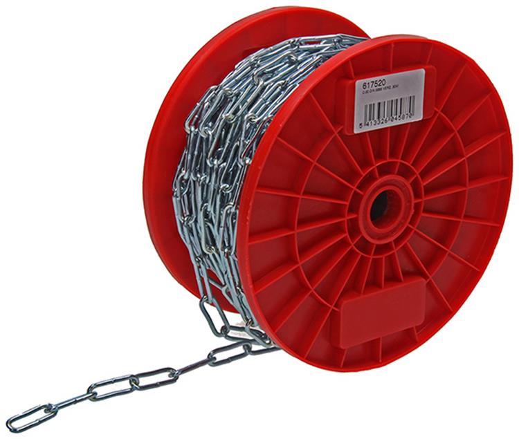 1014183 - maillon de chaîne long din5685-1ø 3mm l 26mm 30m wwl 40 kg | 30 pièces