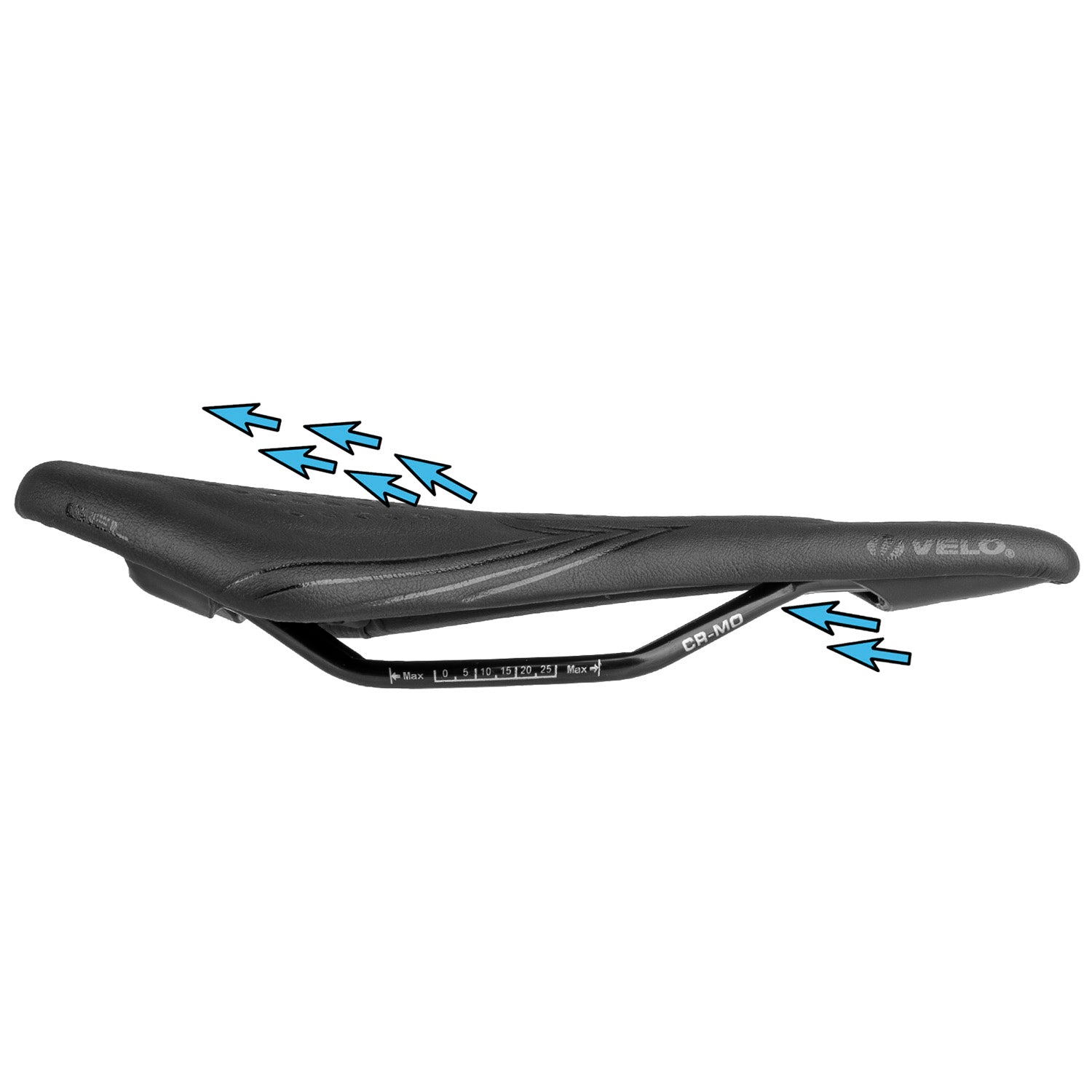 Selle de course Velo Air Thru Gel