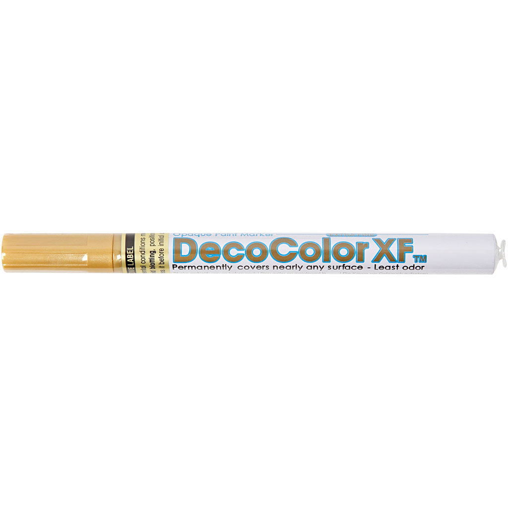 Marqueur déco, épaisseur de ligne 0,8 mm, or, 1 pièce