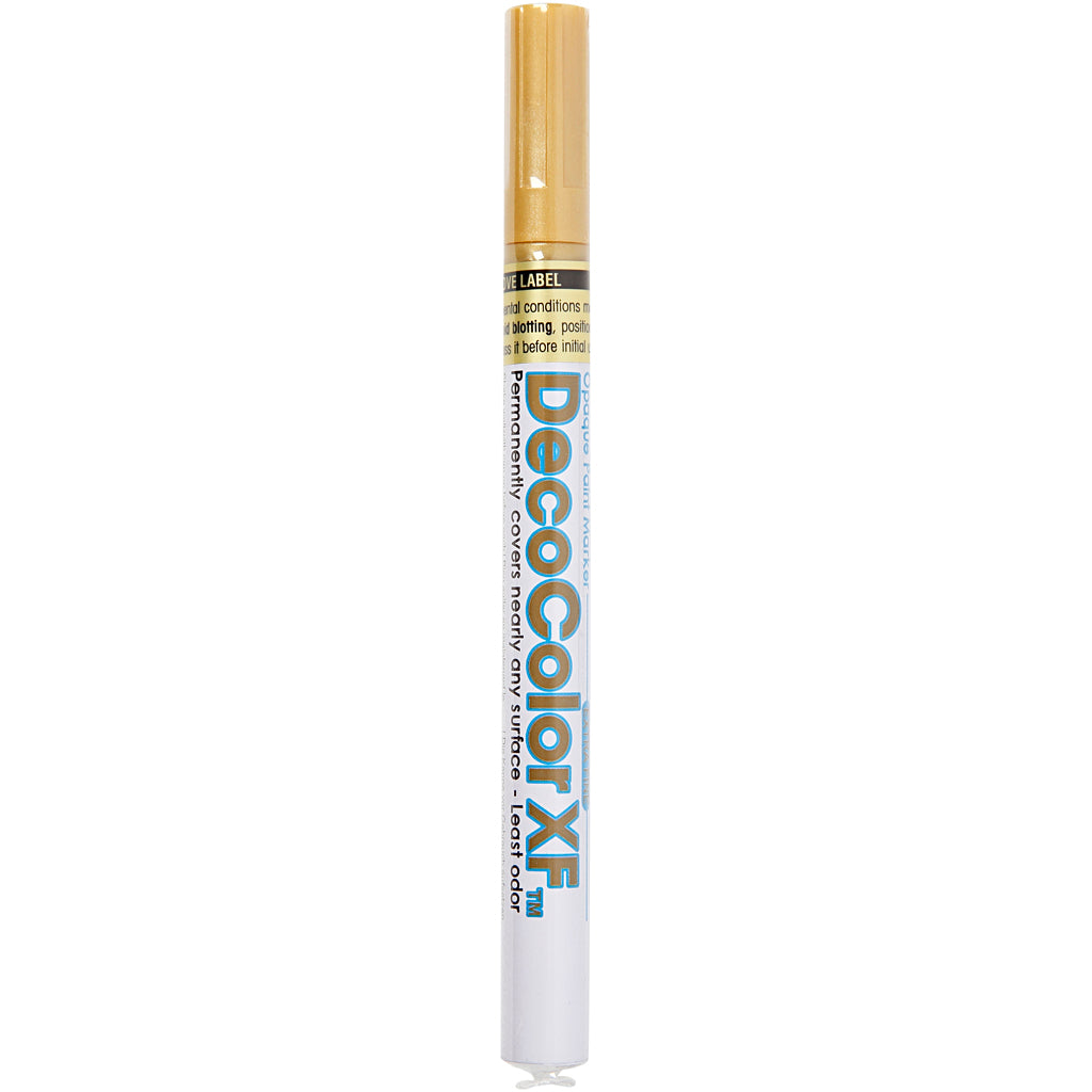 Marqueur déco, épaisseur de ligne 0,8 mm, or, 1 pièce