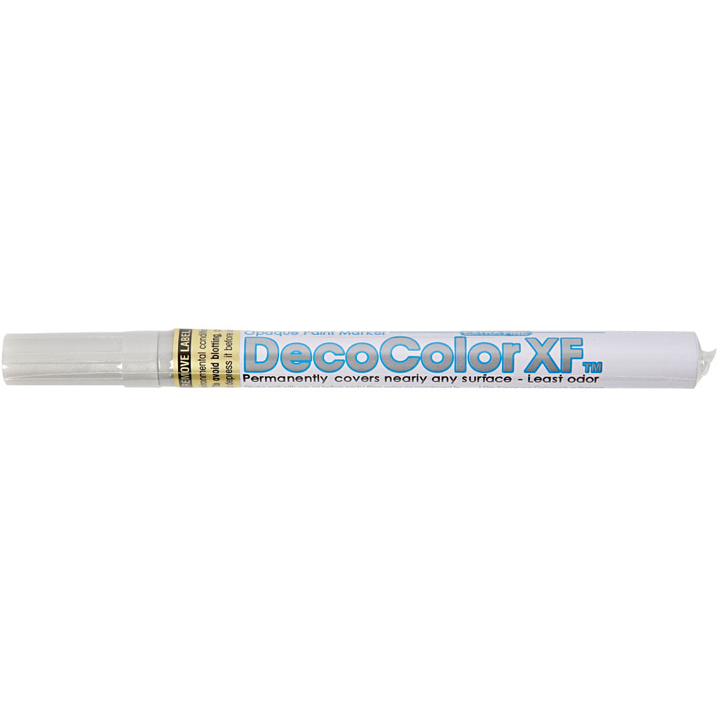 Marqueur déco, épaisseur de ligne 0,8 mm, argent, 1 pièce