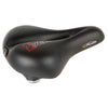 Velo en peluche Gel Saddle Elasto City 254x200mm noir sur carte