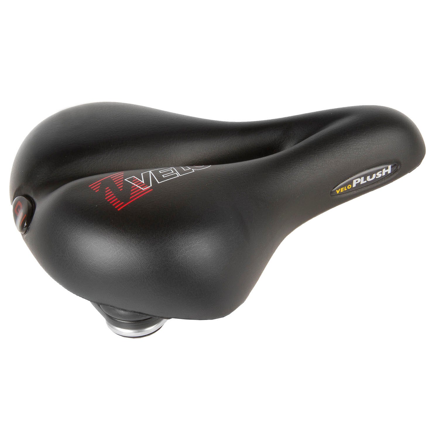 Velo en peluche Gel Saddle Elasto City 254x200mm noir sur carte
