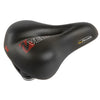 Velo en peluche Gel Saddle Elasto City 254x200mm noir sur carte