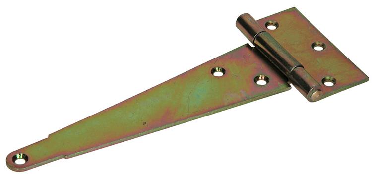 1013210 - charnière croisée lourde galvanisée jaune 200 mm | 10 pièces