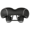 Velo selle en peluche mousse unisexe noir