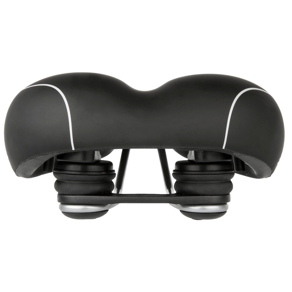 Velo selle en peluche mousse unisexe noir