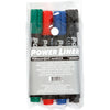 Mungyo power liner, largeur de trait 1,5-3 mm, noir, bleu, vert, rouge, 4 pièces 1 boîte