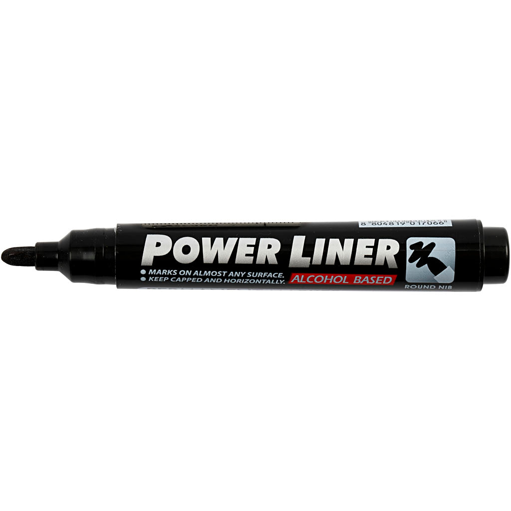 Mungyo Power Liner, largeur de trait 1,5-3 mm, noir, 1 pièce