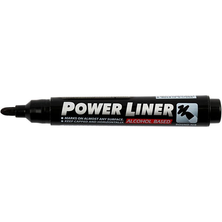 Mungyo Power Liner, largeur de trait 1,5-3 mm, noir, 1 pièce