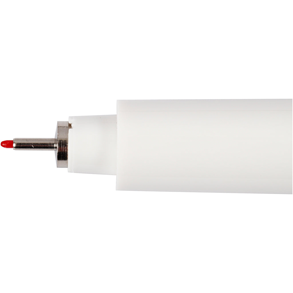 Stylo de dessin du médaillon, épaisseur de ligne 0,3 mm, rouge, 1 pièce