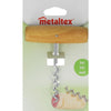 Tire-bouchon Metaltex bois acier inoxydable 10,5cm