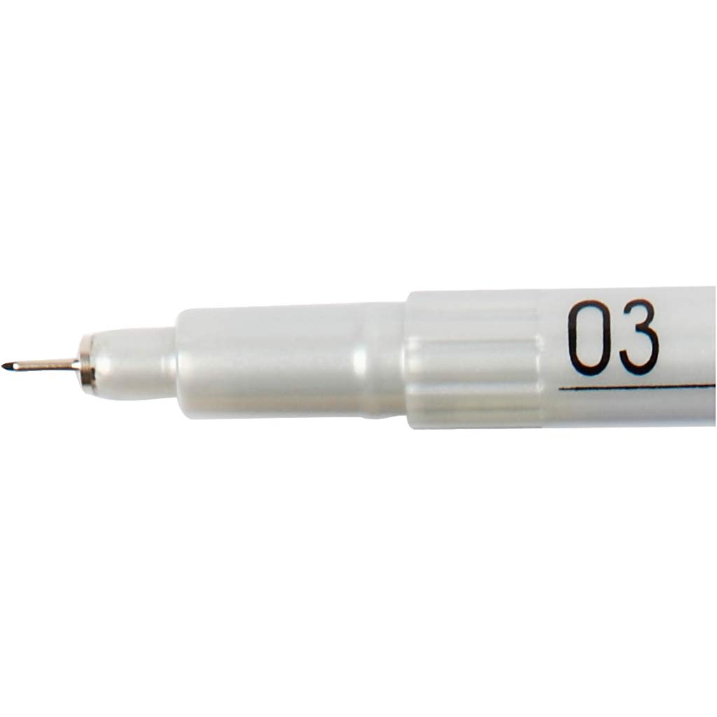 Stylo de dessin du médaillon, épaisseur de ligne 0,3 mm, noir, 1 pièce
